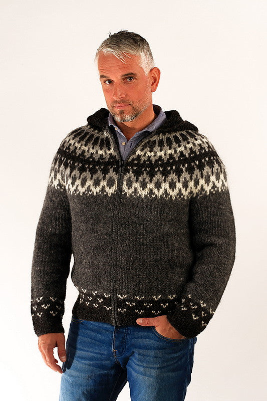 Icelandic Hand knit Men's Wool Pullovers and Cardigans – Nordic Store